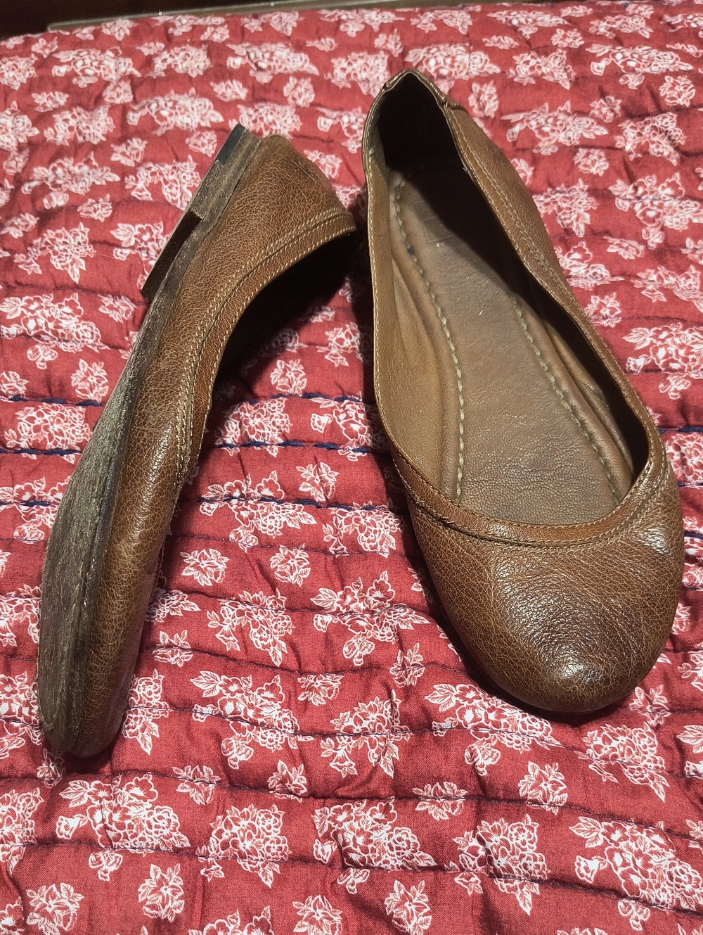 Frye Carson Distressed Ballet Flats
